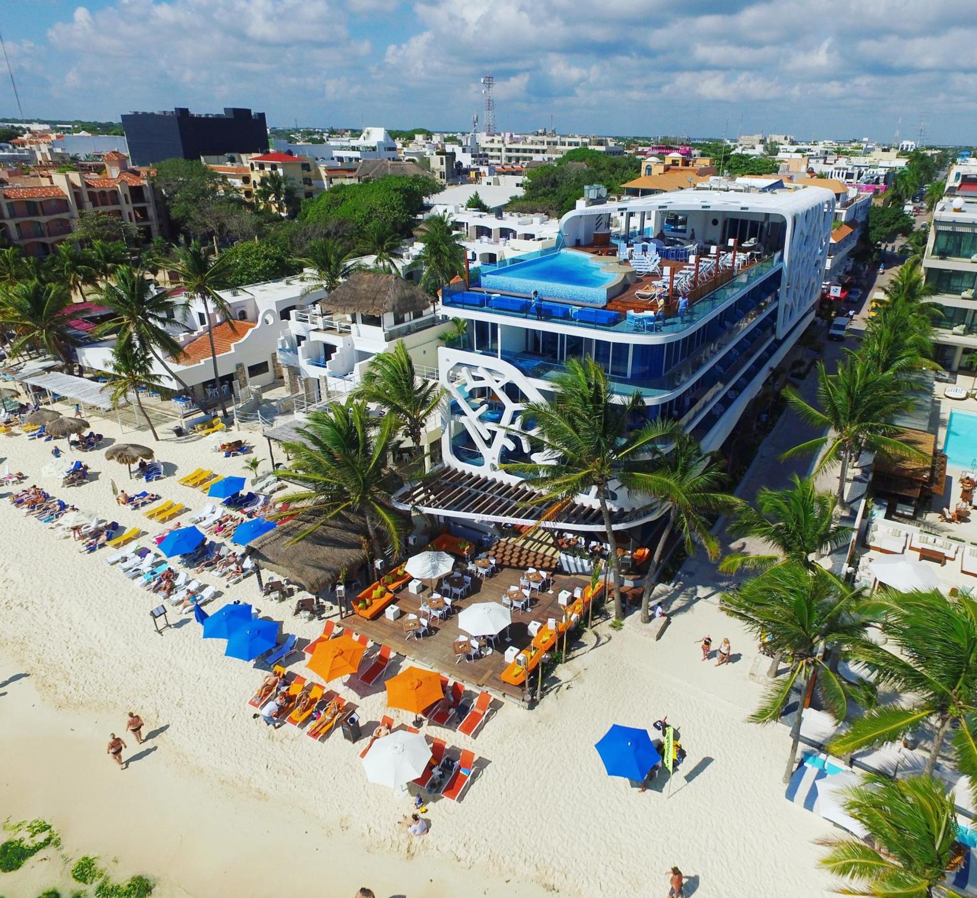 The Carmen Hotel - Ocean Front (Adults Only) 普拉亚卡门 外观 照片